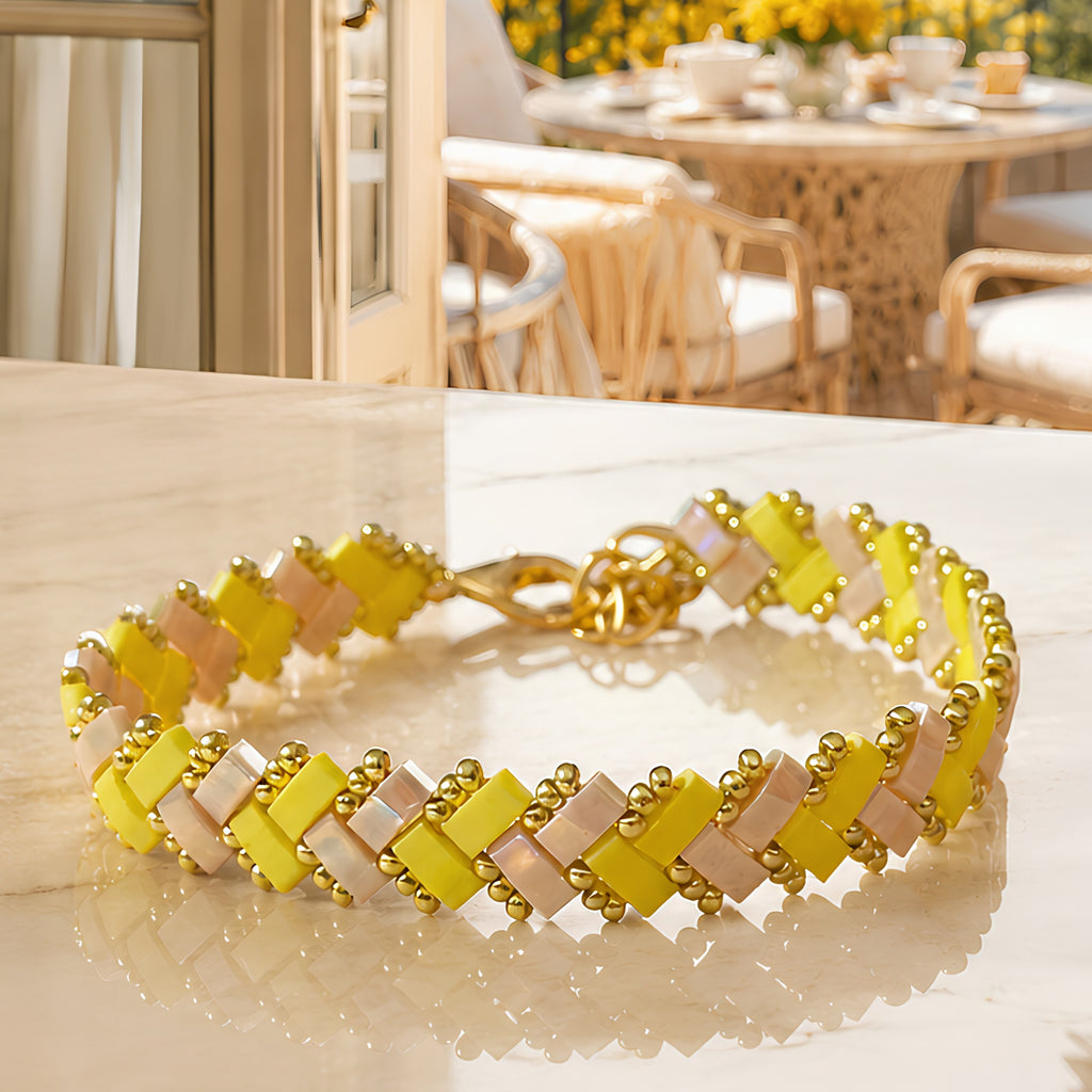 Bracelet Miyuki "Le Mimosya"