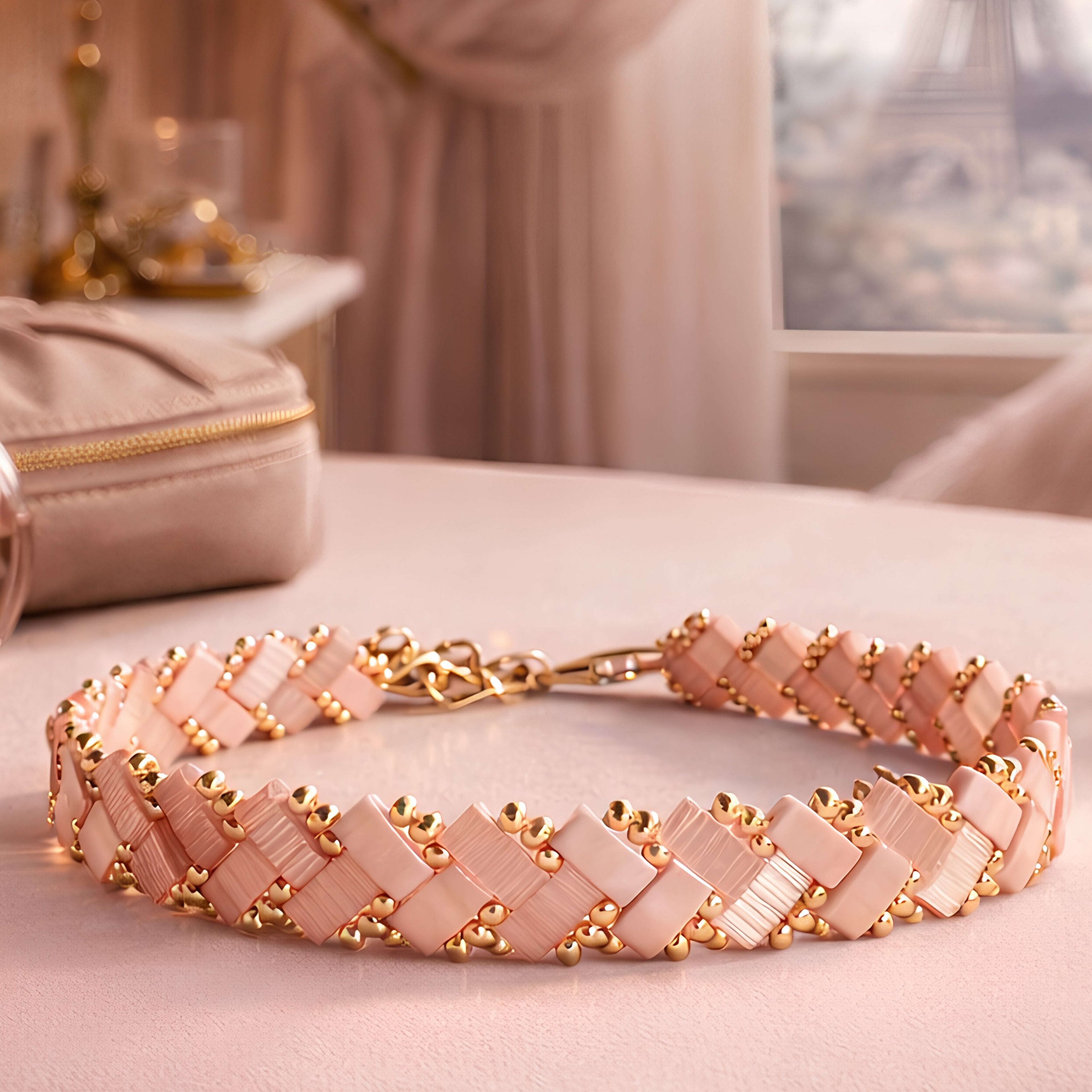 Bracelet Miyuki "Le Poudré"