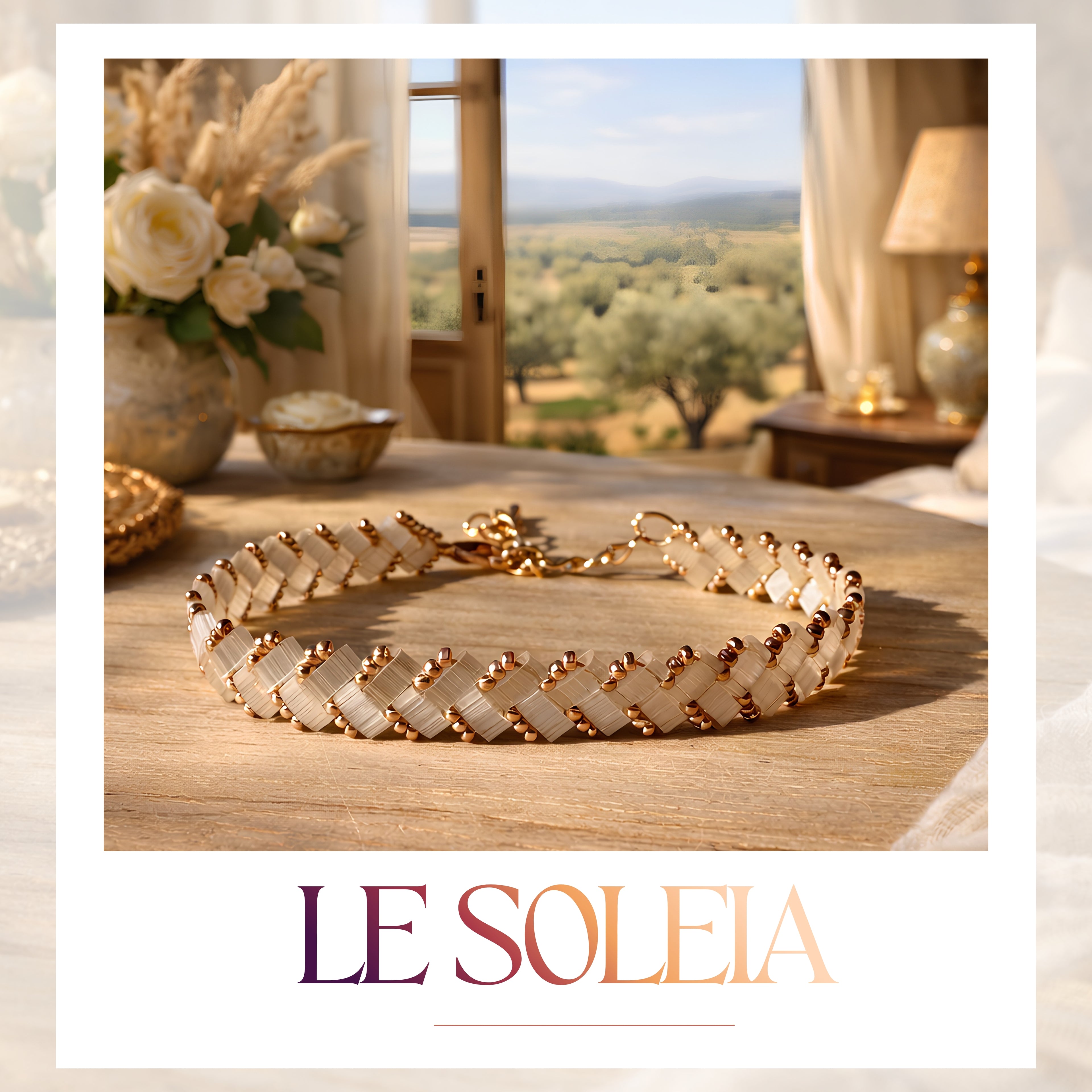 Bracelet Miyuki "Le Soleia"