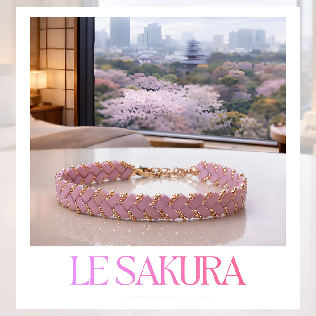 Bracelet Miyuki "Le Sakura"