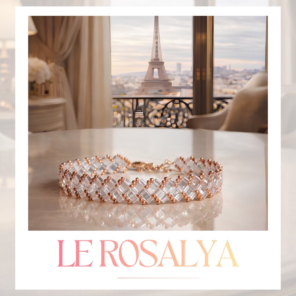 Bracelet Miyuki "Le Rosalya"