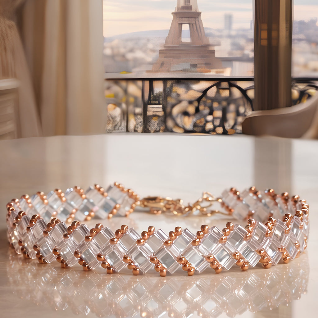 Bracelet Miyuki "Le Rosalya"