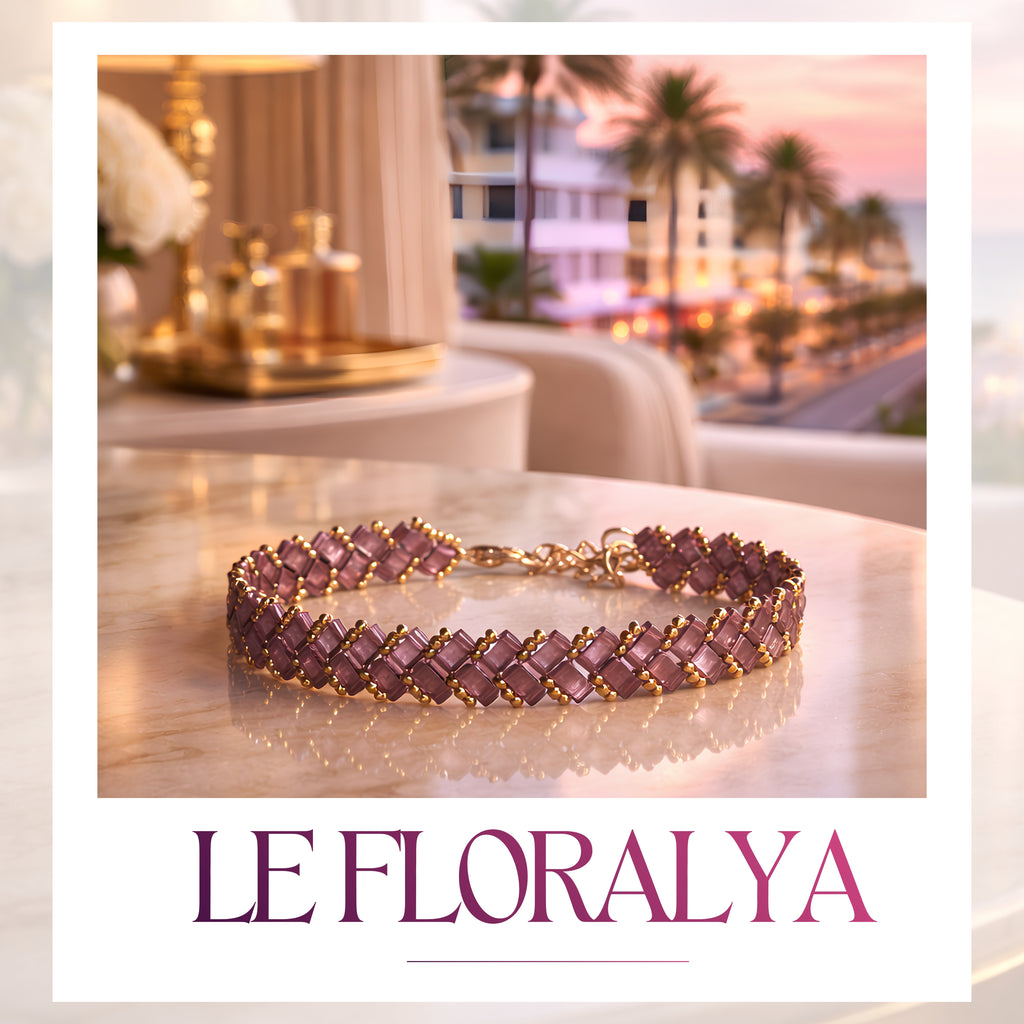 Bracelet Miyuki "Le Floralya"