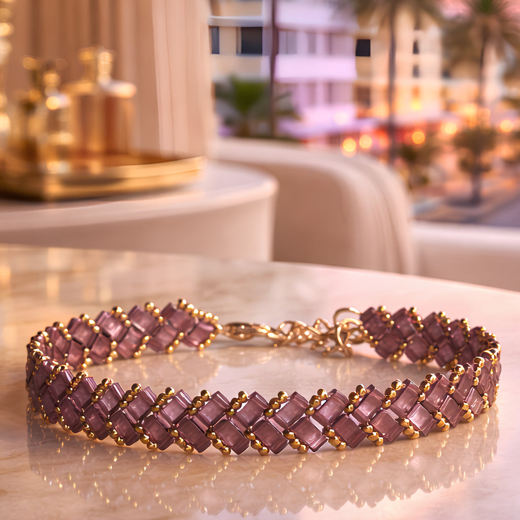 Bracelet Miyuki "Le Floralya"