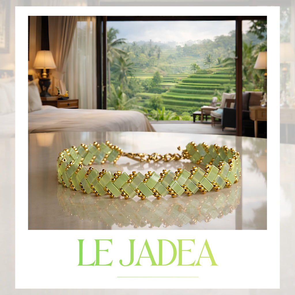 Bracelet Miyuki "Le Jadea"