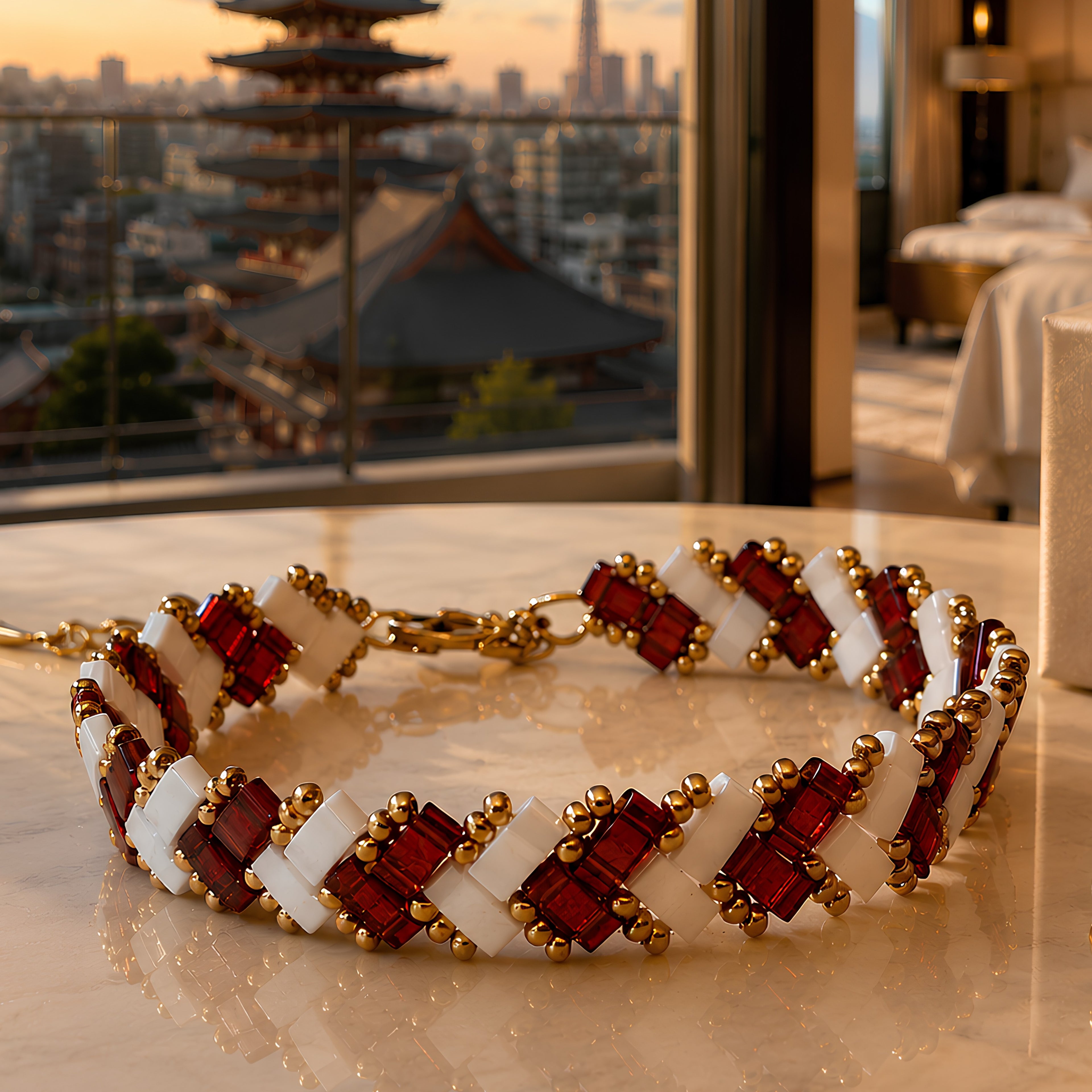 Bracelet Miyuki "Le Sensoa"