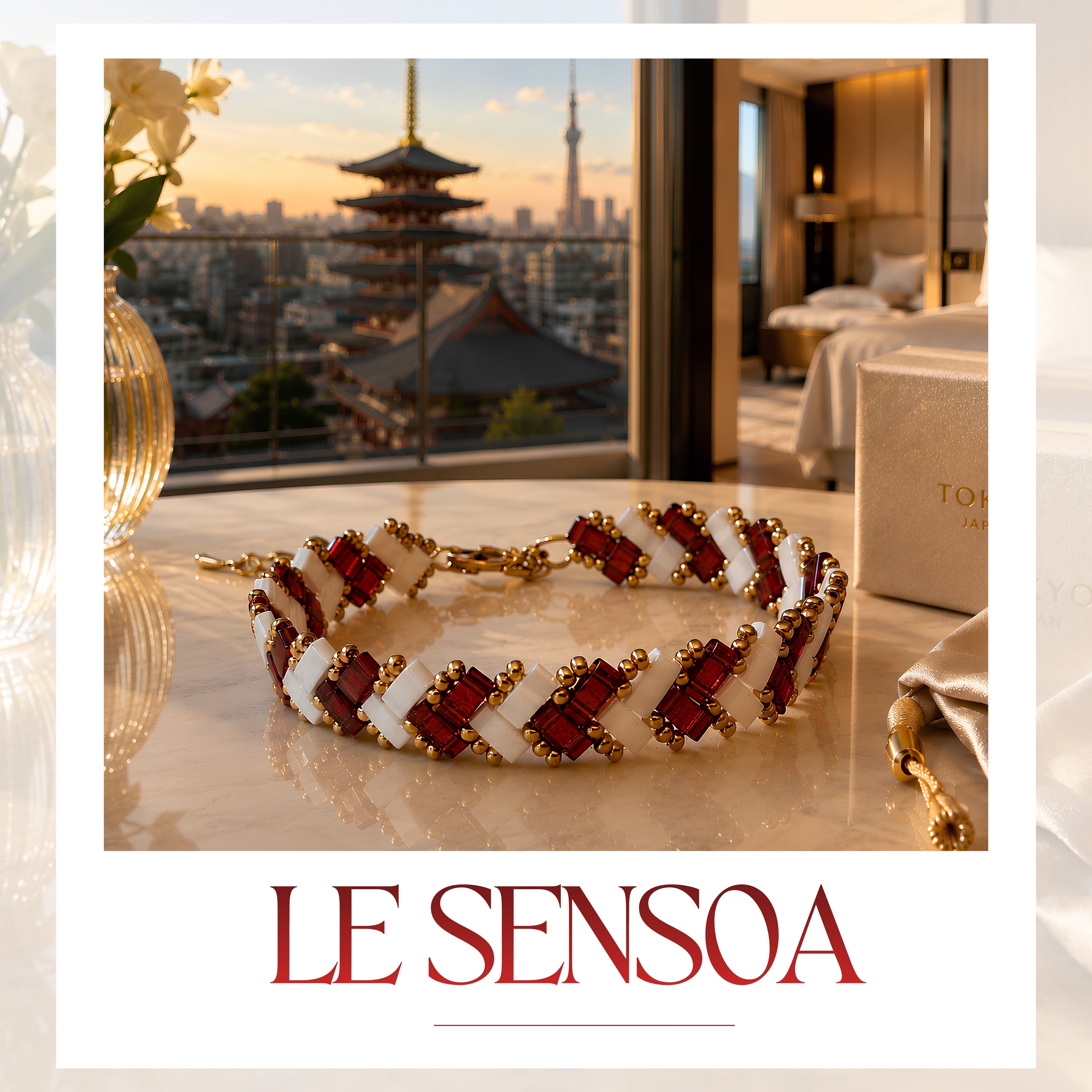 Bracelet Miyuki "Le Sensoa"