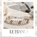 Bracelet Miyuki "Le Bianca"
