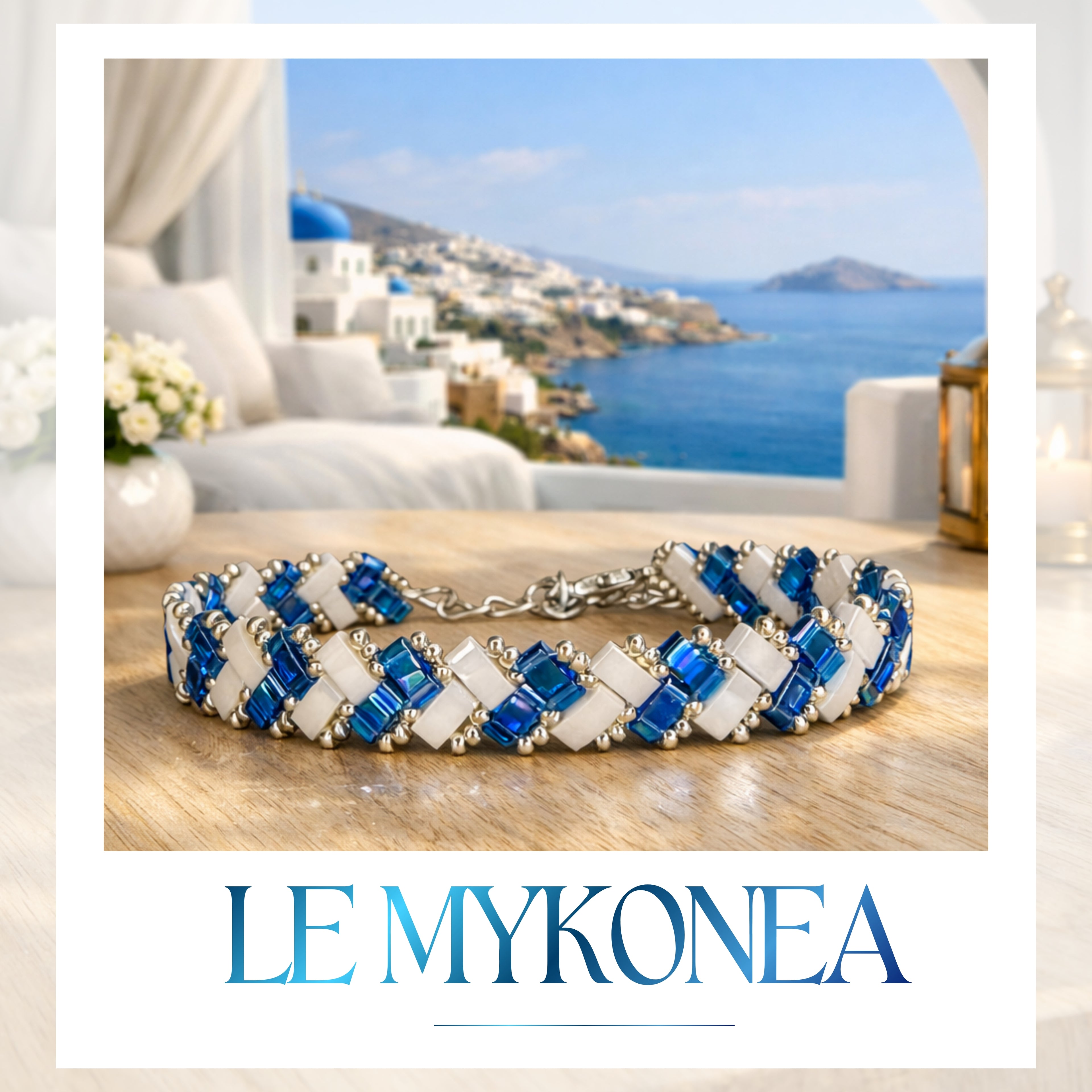 Bracelet Miyuki "Le Mykonea"